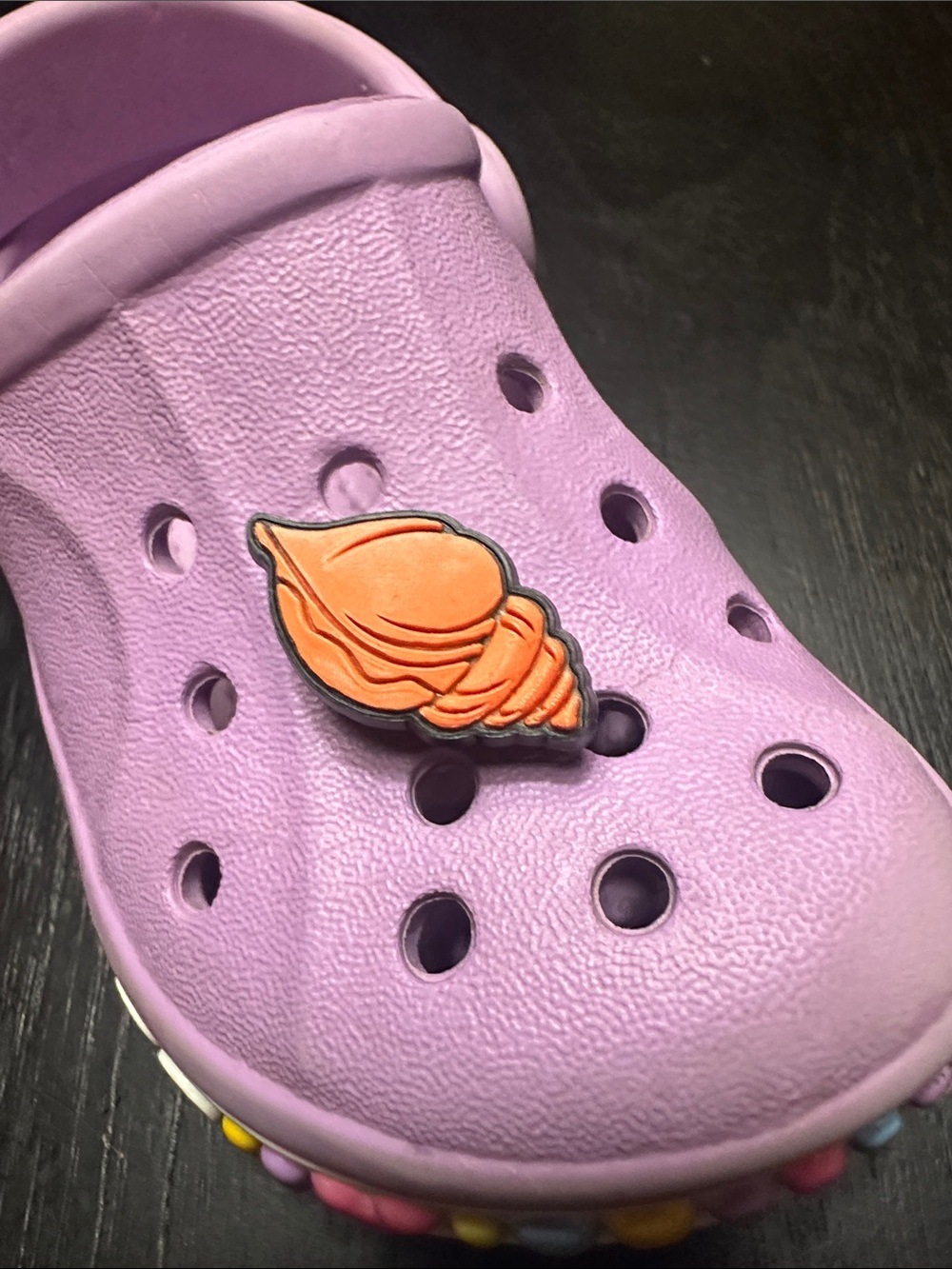 Orange Shell Charm. Search JIBBITZ in my closet to buy more and save!